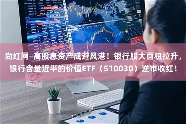 尚红网  高股息资产成避风港！银行股大面积拉升，银行含量近半的价值ETF（510030）逆市收红！