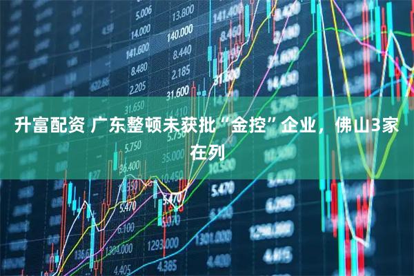 升富配资 广东整顿未获批“金控”企业，佛山3家在列